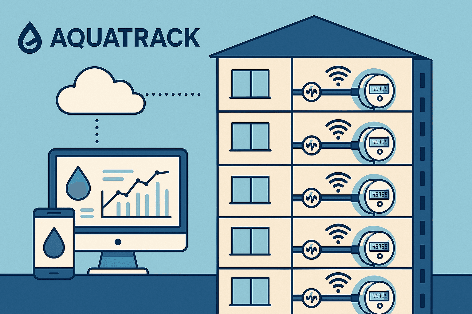 Plataforma Aquatrack en acción